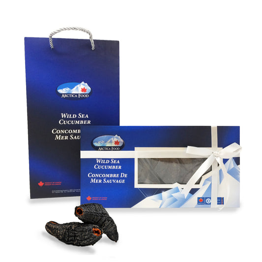 Canadian Wild Dried Sea Cucumber, Premium Giftbox, 250+ g