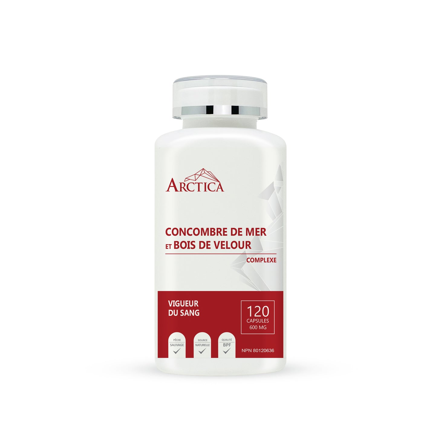 Sea Cucumber & Pilose Antler Complex Capsule, Blood Vigor, 600 mg × 120 caps
