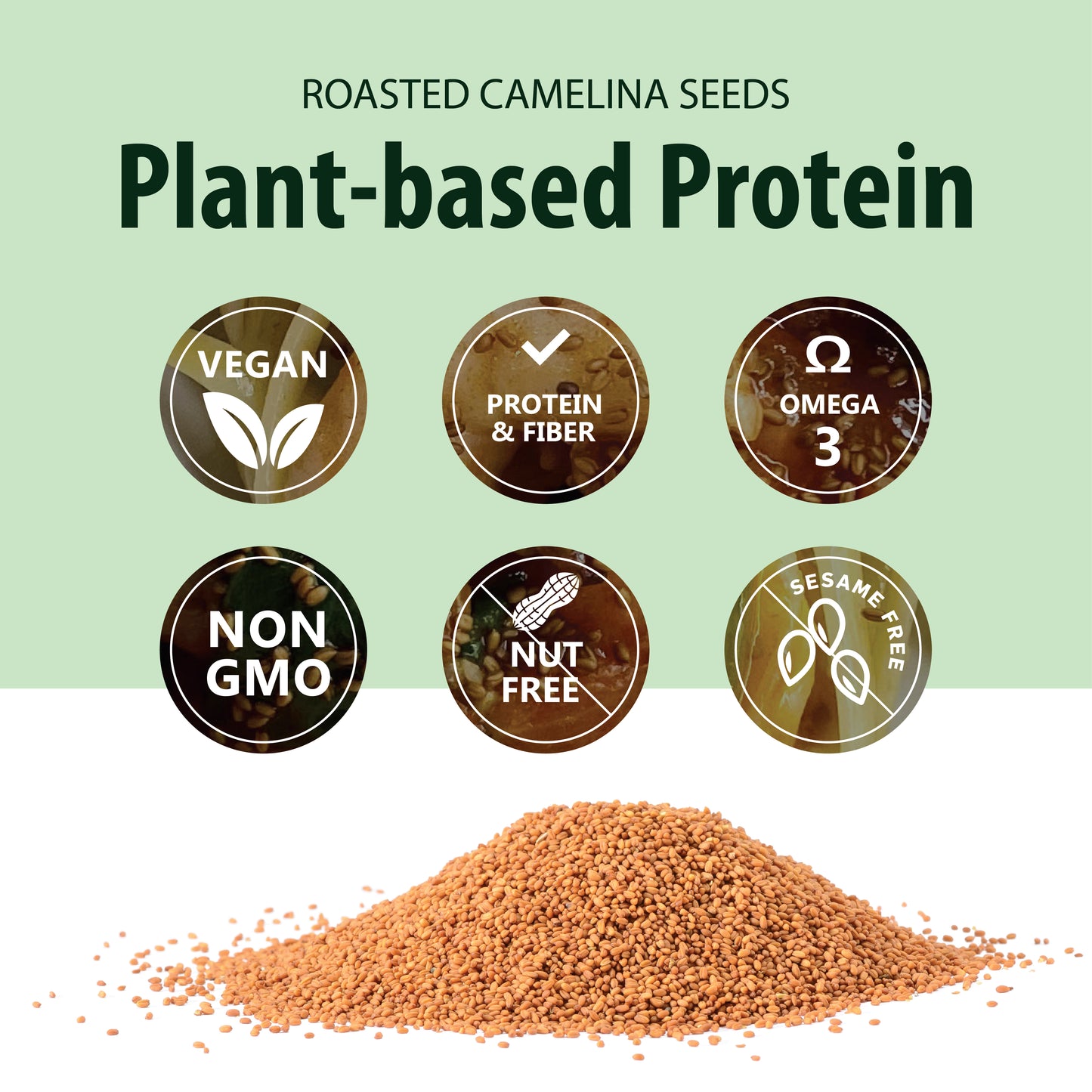 Roasted Camelina Seeds, 250 g