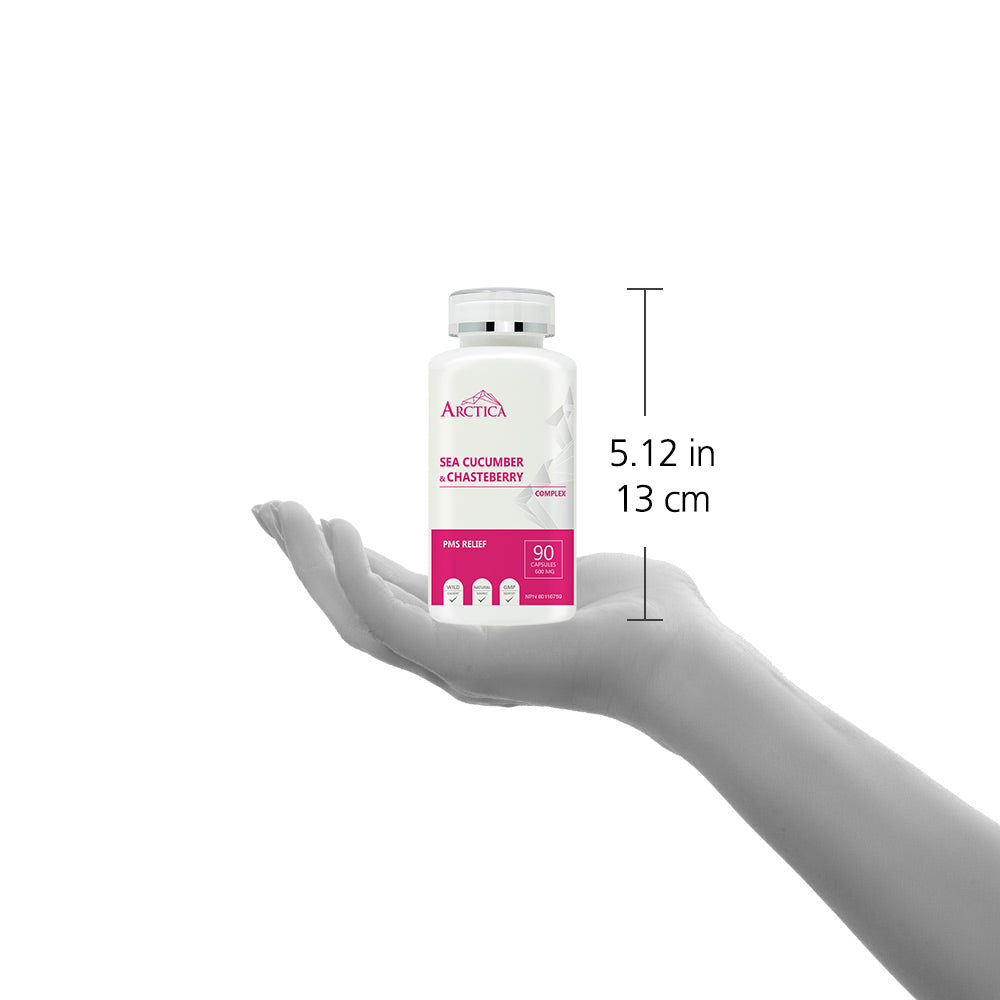 Sea Cucumber & Chasteberry Complex Capsule, PMS Relief, 600 mg × 90 caps