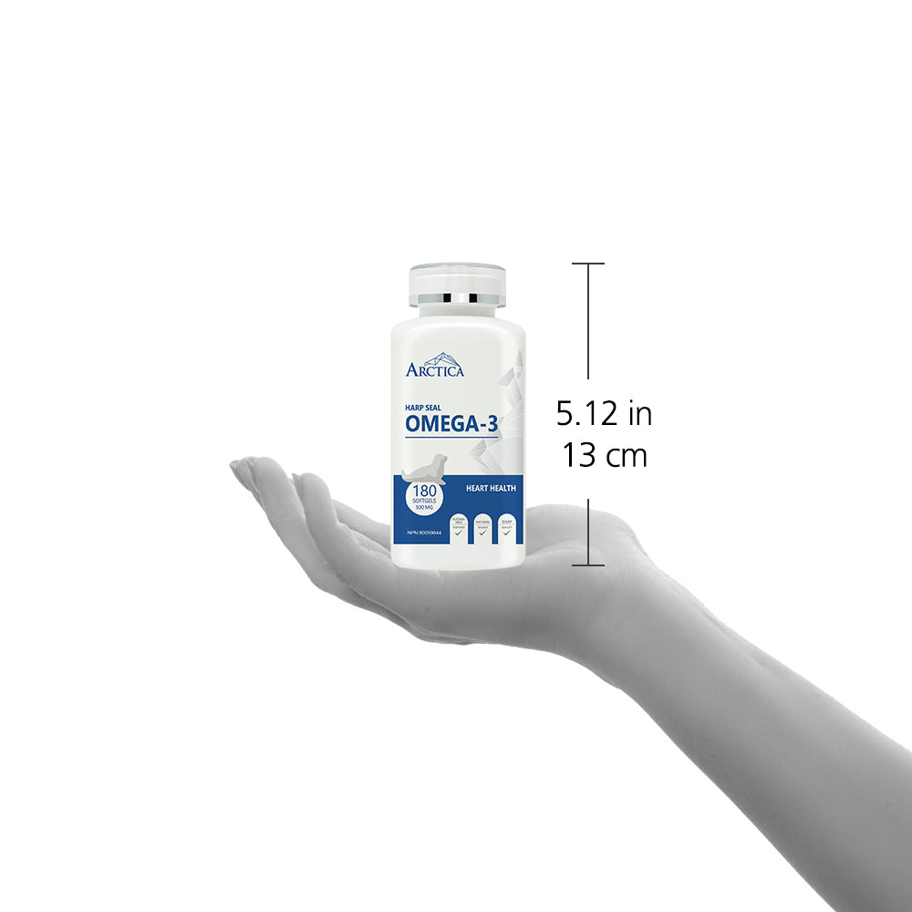 Harp Seal Oil Omega-3 Capsule, Heart Health, 500 mg × 180 softgels