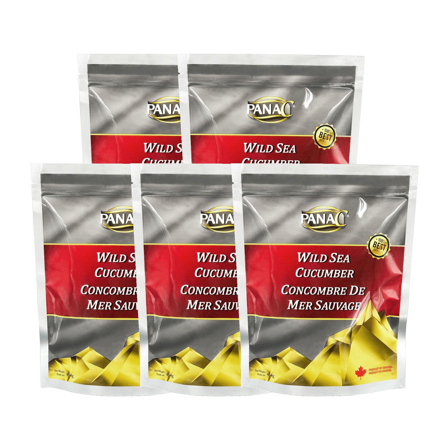Canadian Wild Dried Sea Cucumber, PanaC Gray, 454 g