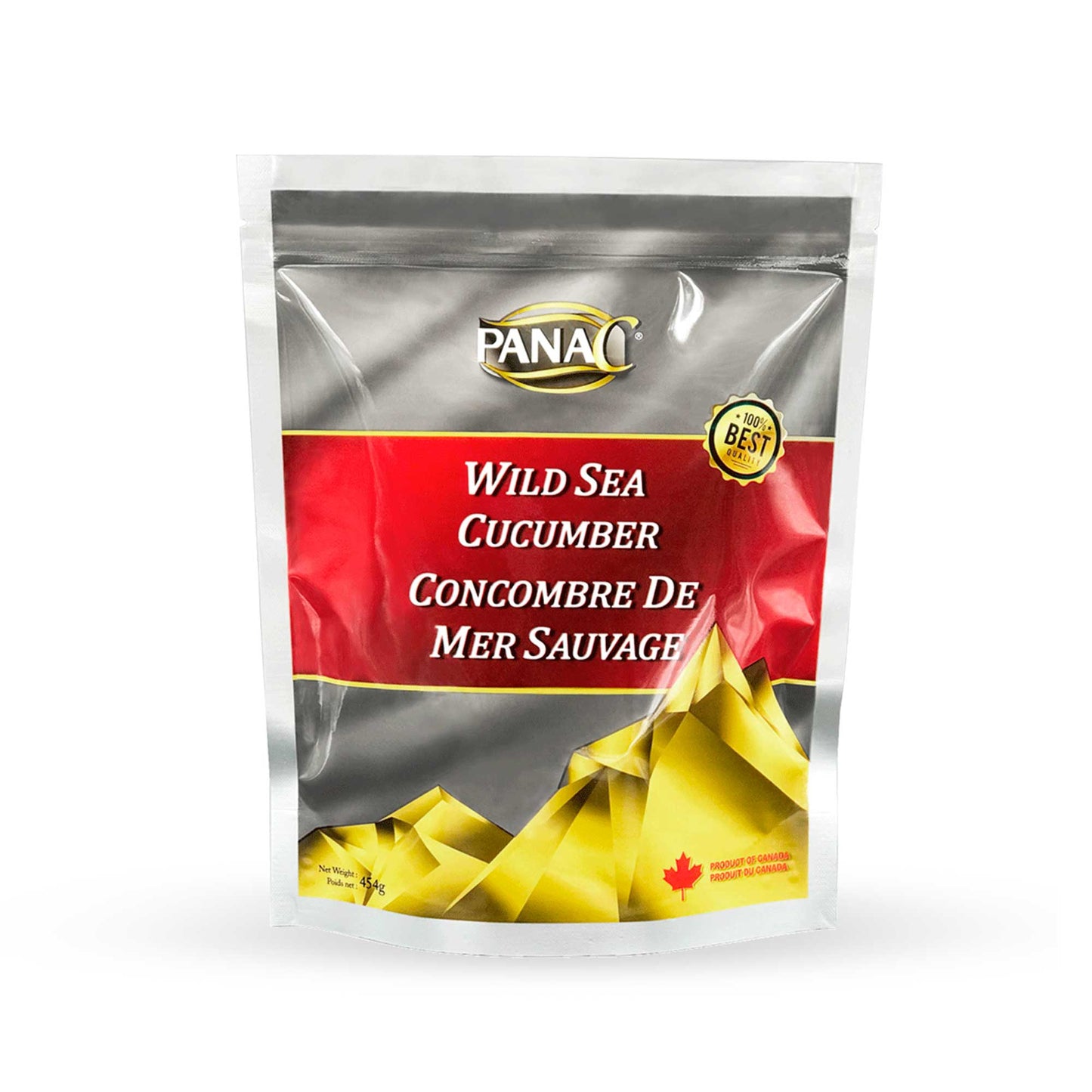 Canadian Wild Dried Sea Cucumber, PanaC Gray, 454 g