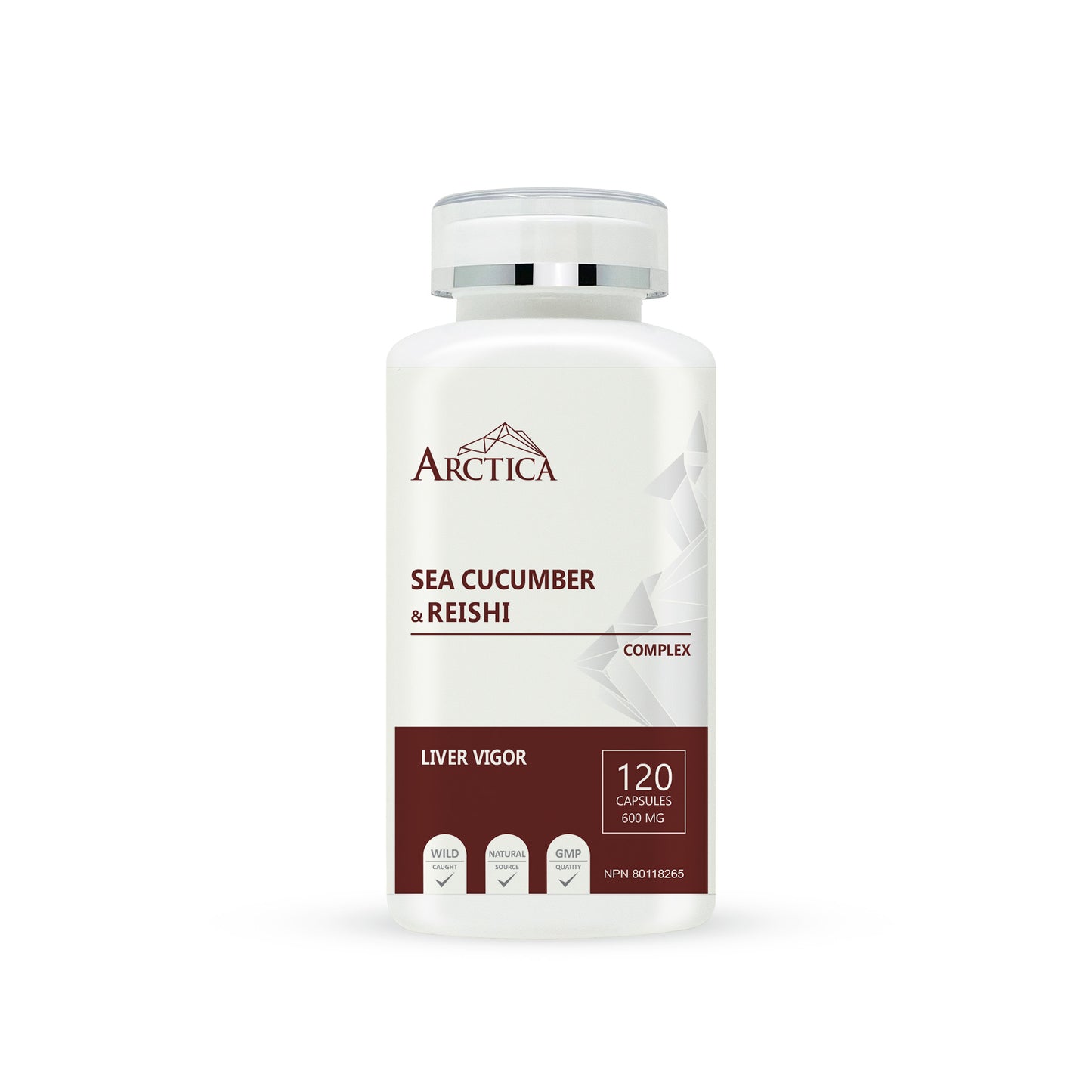 Sea Cucumber & Reishi Complex Capsule, Liver Vigor, 600 mg × 120 caps