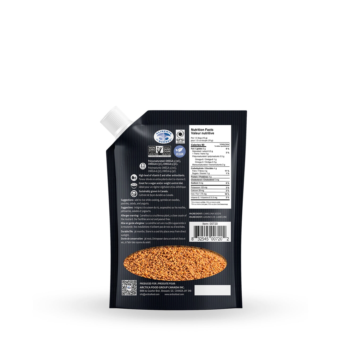Roasted Camelina Seeds, 70 g