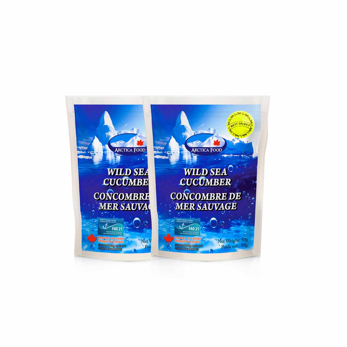 Canadian Wild Dried Sea Cucumber, Best Select