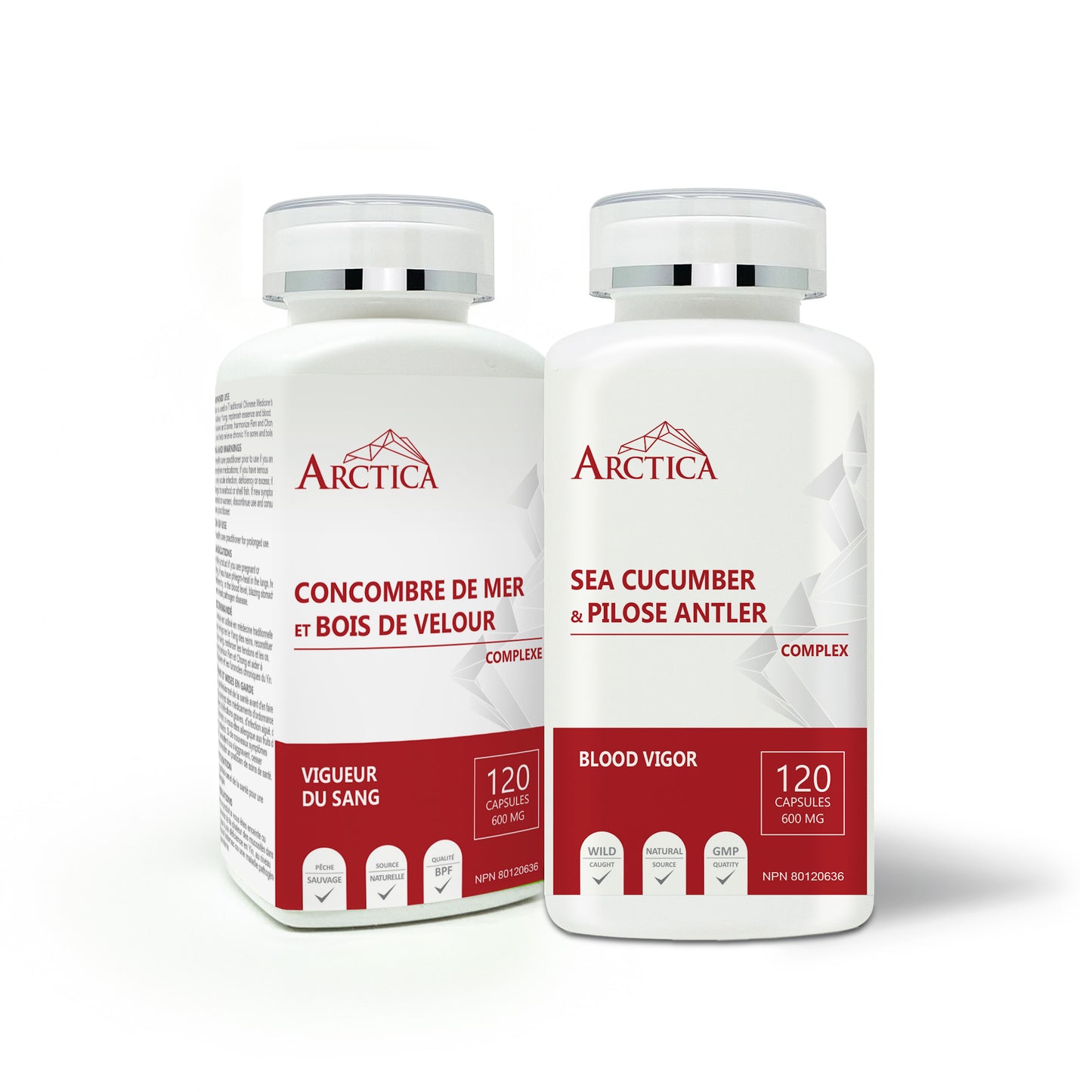 Sea Cucumber & Pilose Antler Complex Capsule, Blood Vigor, 600 mg × 120 caps