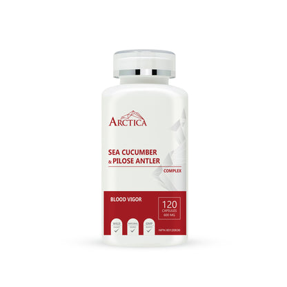 Sea Cucumber & Pilose Antler Complex Capsule, Blood Vigor, 600 mg × 120 caps
