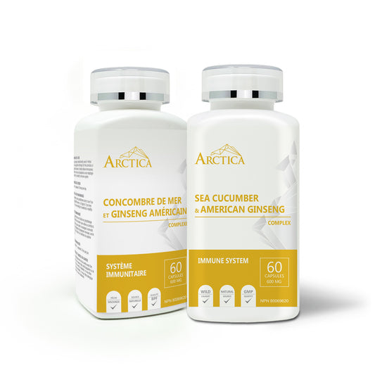 Sea cucumber & American Ginseng Complex Capsule, Immune System, 600 mg × 60 caps