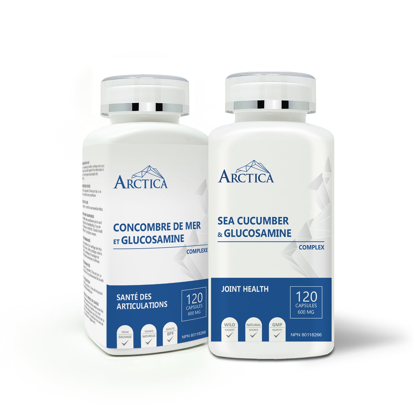 Sea cucumber & Glucosamine Complex Capsule, Joint Health, 600 mg × 120 caps