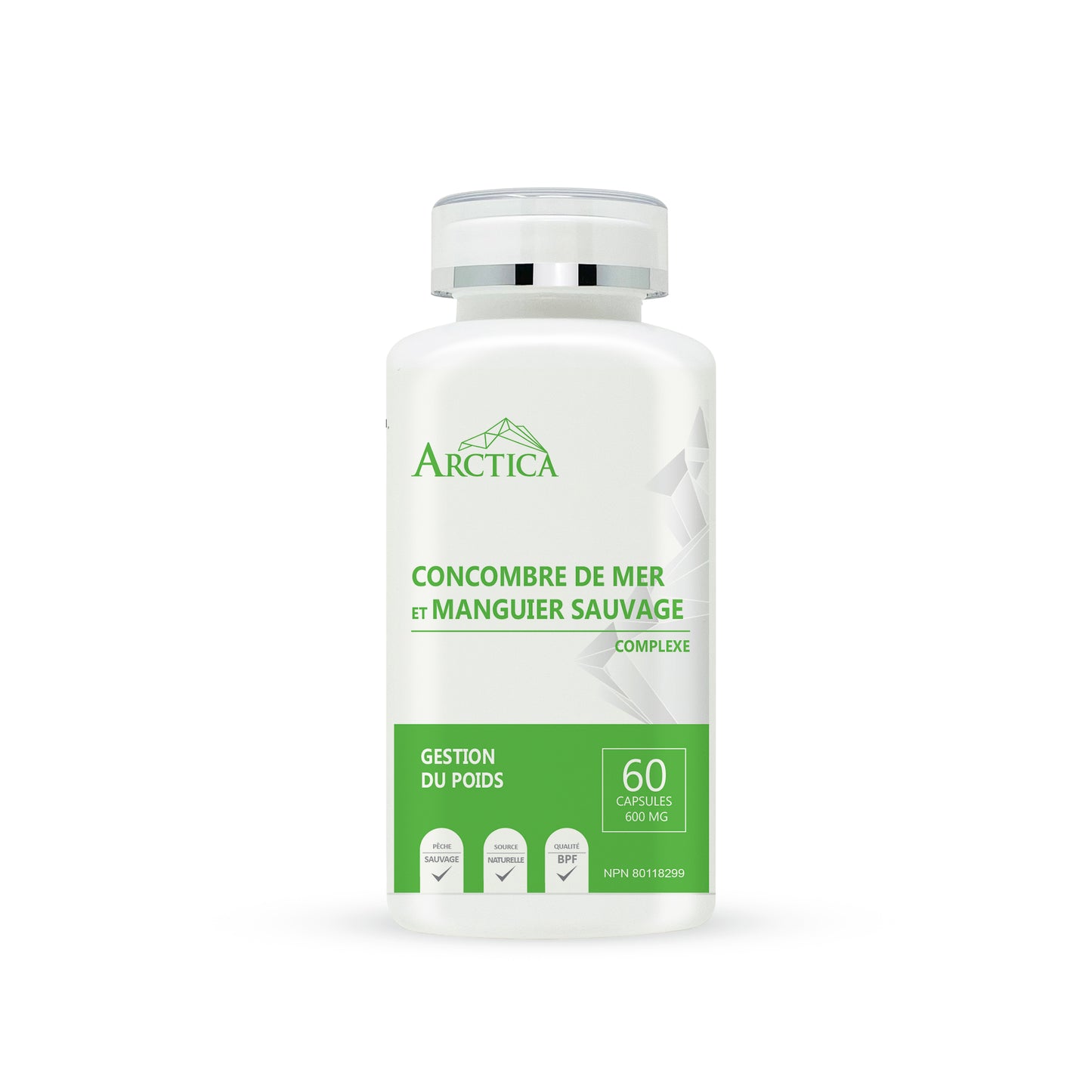 Sea Cucumber & African Wild Mango Complex Capsule, Weight Management, 600 mg × 60 caps