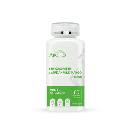 Sea Cucumber & African Wild Mango Complex Capsule, Weight Management, 600 mg × 60 caps