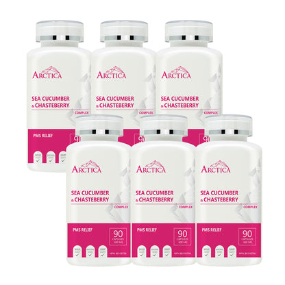 Sea Cucumber & Chasteberry Complex Capsule, PMS Relief, 600 mg × 90 caps