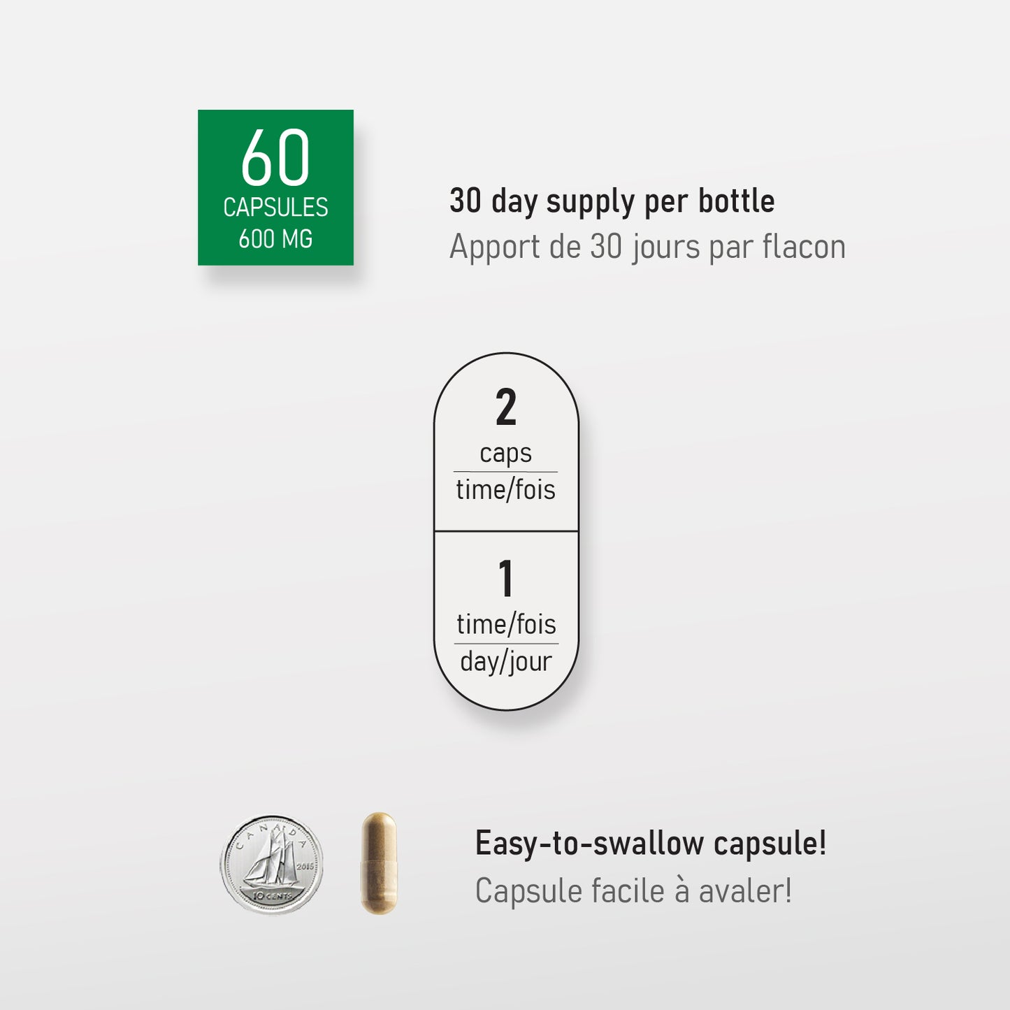 Sea Cucumber & Gingko Biloba Complex Capsule, Memory Support, 600 mg × 60 caps