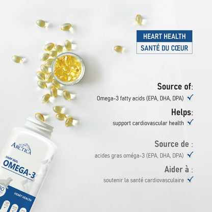 Capsules d'huile de phoque du Groenland Oméga-3