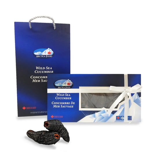 Canadian Wild Dried Sea Cucumber, Premium Giftbox, 250+ g