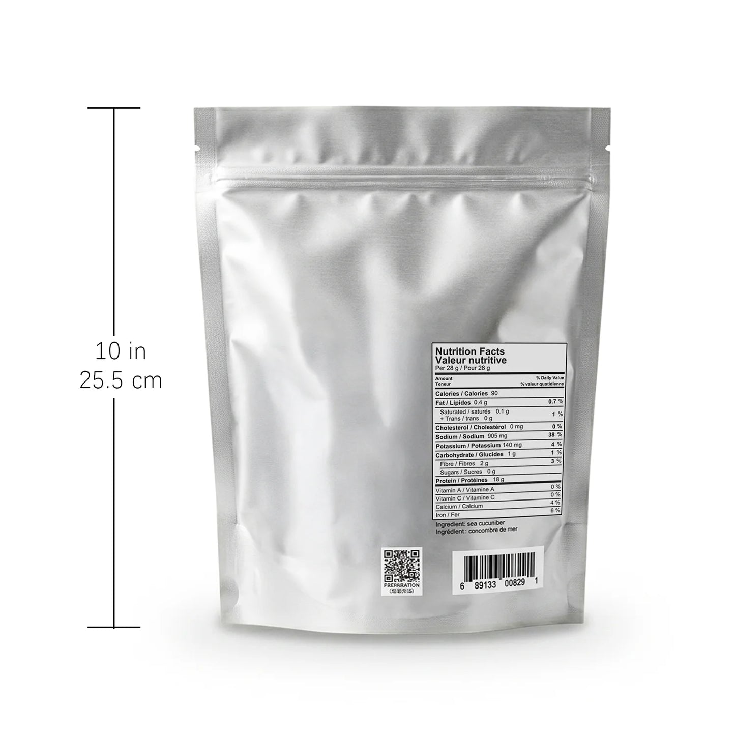 Concombre de mer sauvage séché du Canada, Value, 454g